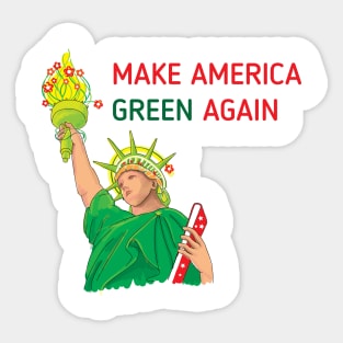 Make America Green Again Sticker